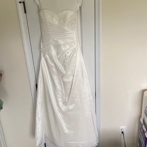 David’s bridal taffeta wedding dress